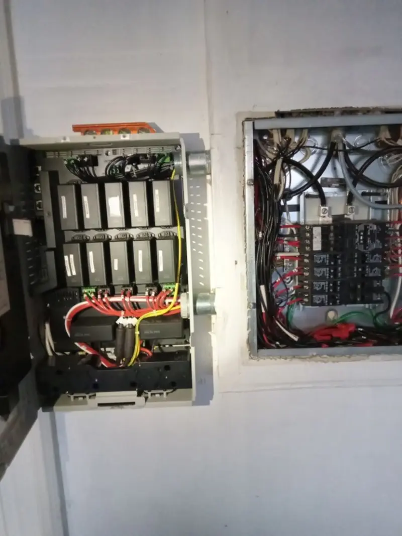 Electrical panel upgrade completed for Indoor Lighting Installation in Streamwood